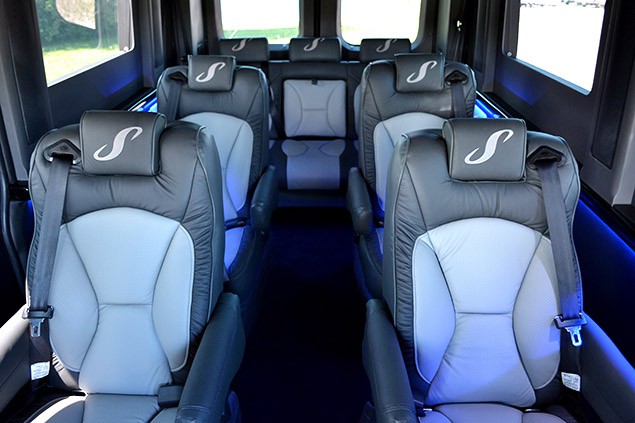 inside of 2016 ford 12 passenger van