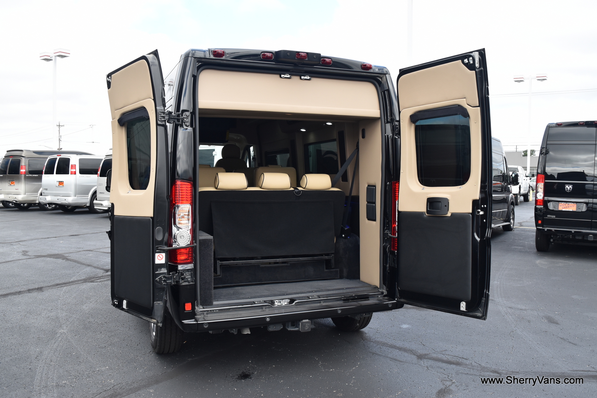 2018 Ram Conversion Van – Sherry Vans 9 Passenger | 28484T | Conversion ...