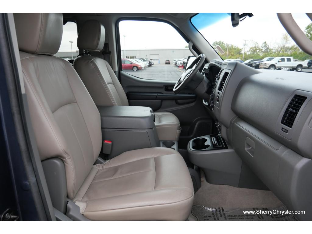 inside nissan passenger van