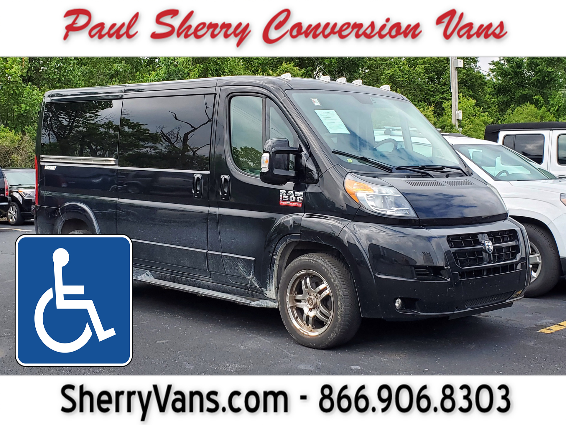 2015 Ram Conversion Van – Sherry Vans Rear-Entry Mobility | 31085AT ...