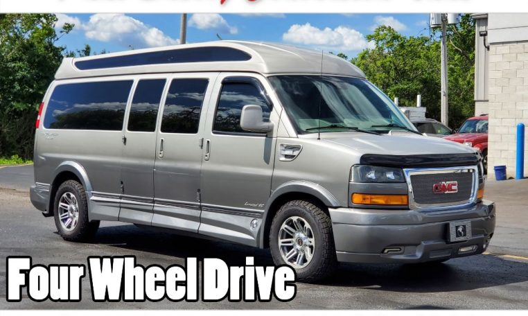 four wheel drive 2019 gmc savana conversion van for sale